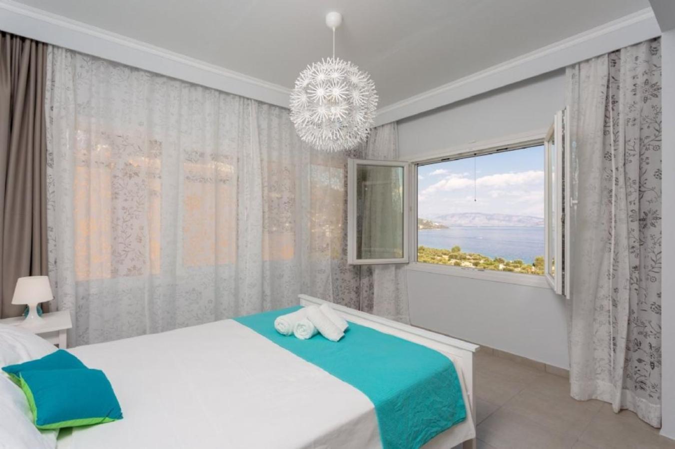 Corfu Sea View Villa - Aurora Barbati Luaran gambar