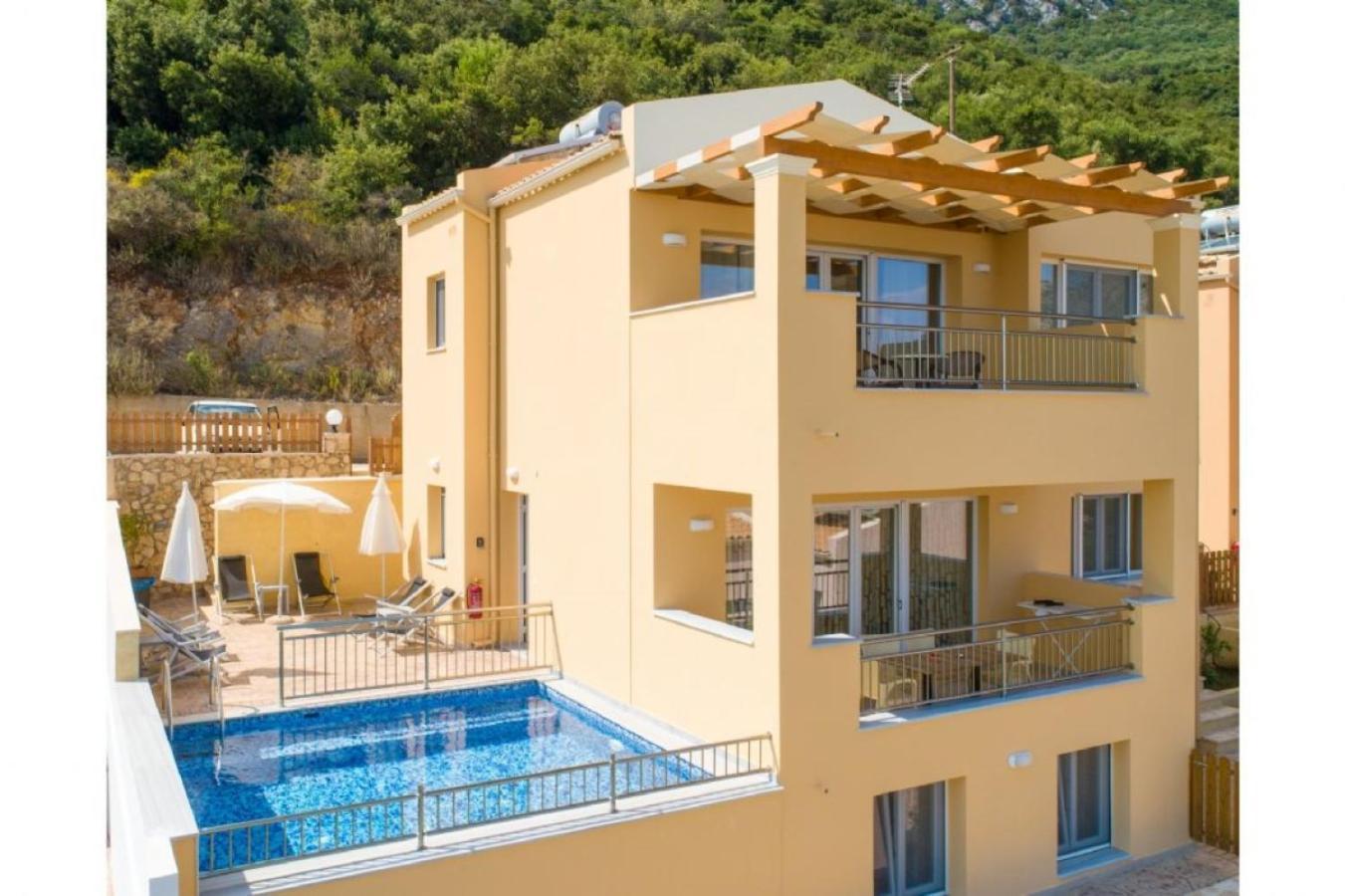 Corfu Sea View Villa - Aurora Barbati Luaran gambar