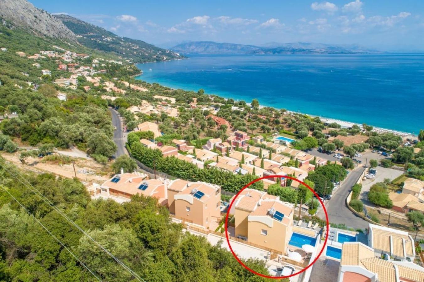 Corfu Sea View Villa - Aurora Barbati Luaran gambar