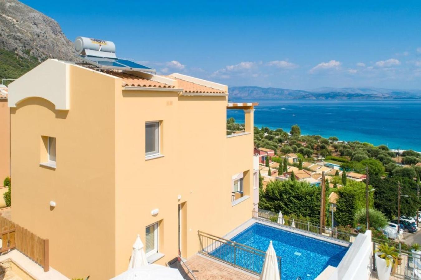 Corfu Sea View Villa - Aurora Barbati Luaran gambar