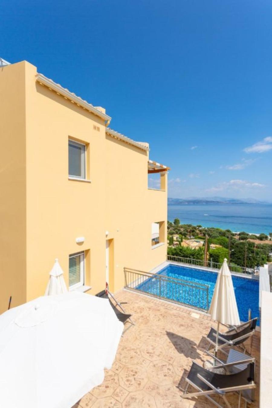 Corfu Sea View Villa - Aurora Barbati Luaran gambar